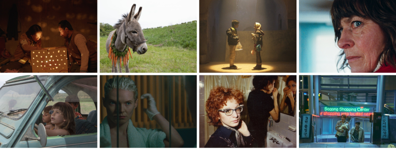 A collage of images from films showing at the 23rd Keswick Film Festival
