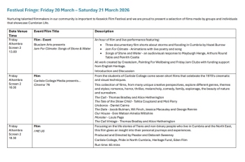 2026 Fringe Text Programme